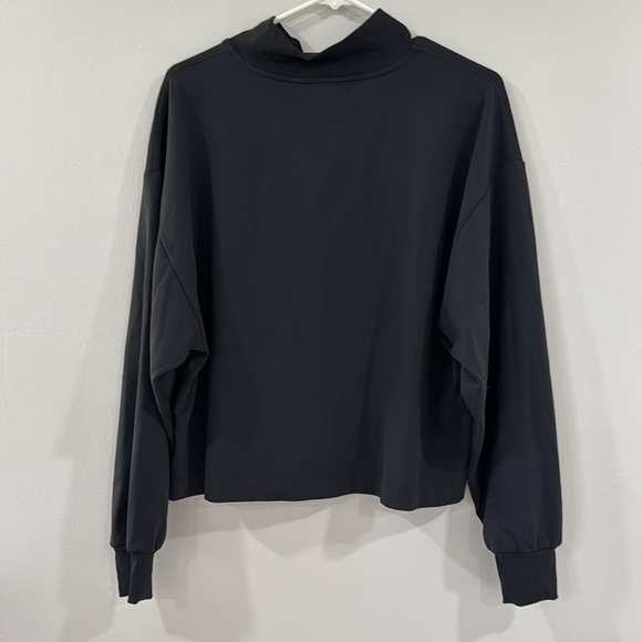Athleta black Venice mock high neck long sleeve Athleisure - Picture 4 of 6